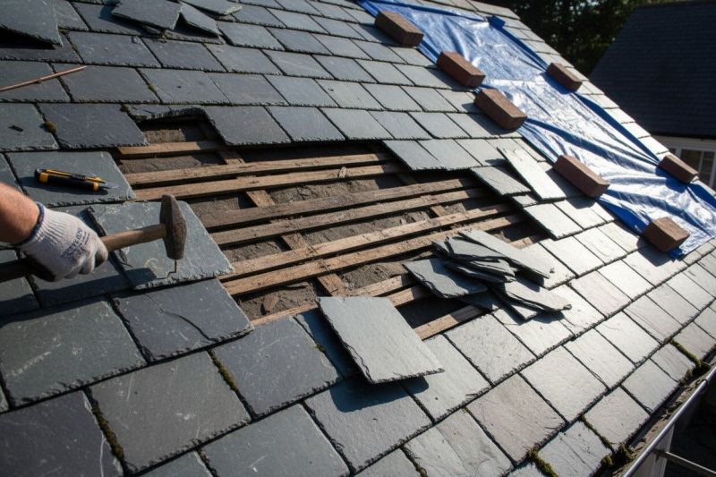 Slate Roof Repair detail